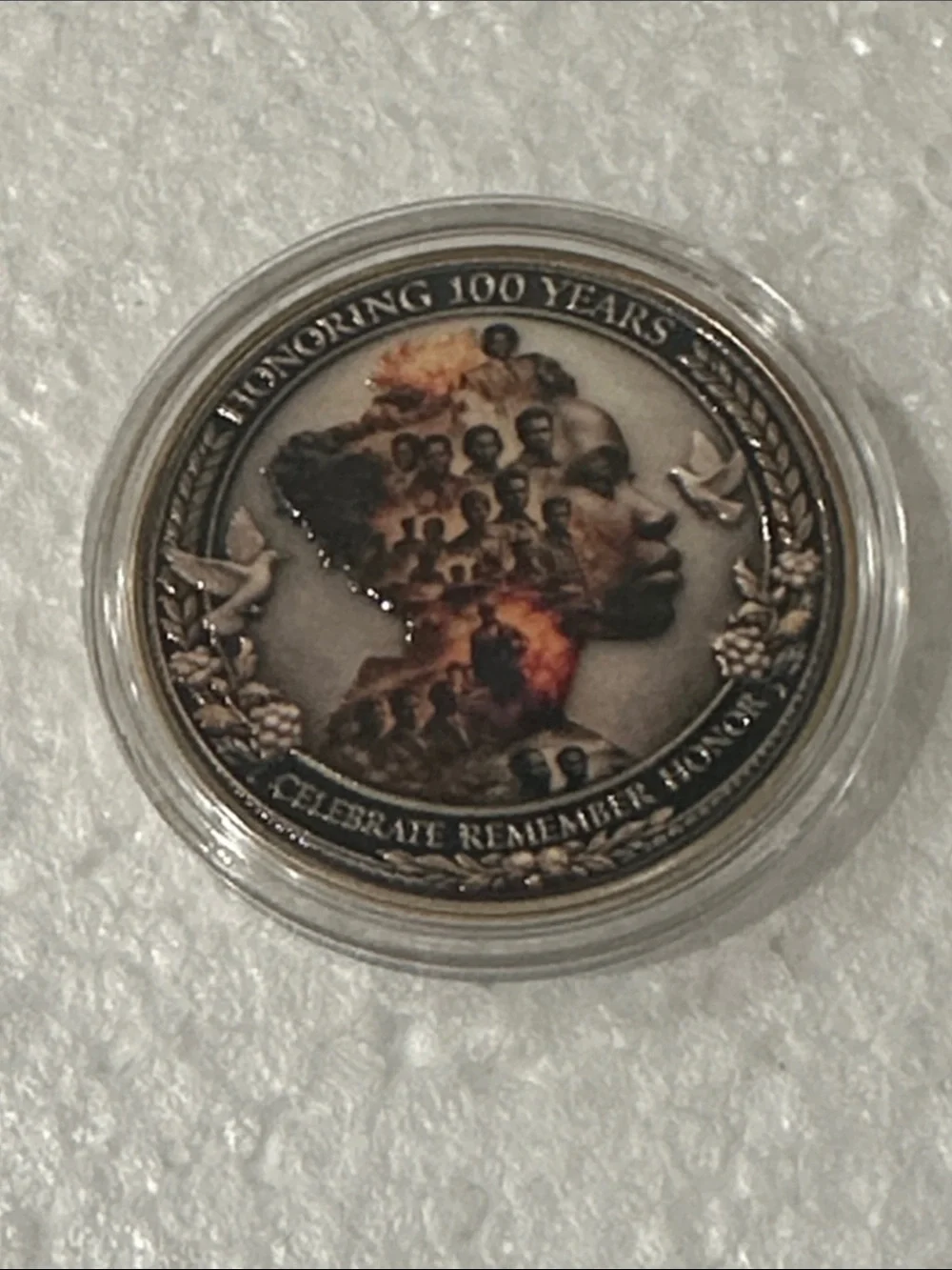 Black History Commemorative Decorative Coin - Brown Tone